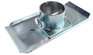 Jack - Sand Pad & Pin Zinc - For Tongue Jack