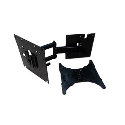 Bracket - TV - Swing Arm - Double - w/Lock - Vesa Pattern - Black - 75 x 75 up to 200 x 300