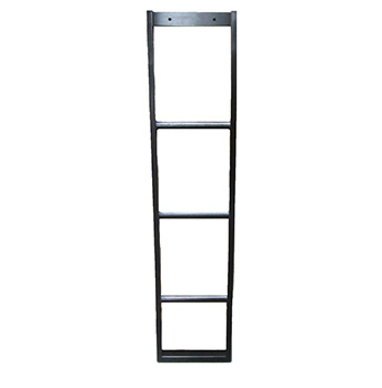Ladder - Wood - Bunk - 54" - Brown Maple - w/3-Rungs - Black