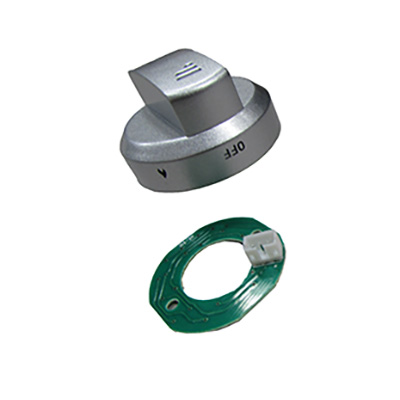 Range - Knob - Range Knob - w/PCB LED - 17/21" - 2 In 1 Range Oven - Silver - C-F1S17L02A-008