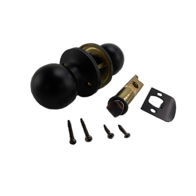 KNOB,DR PASS,RND BALL,MB,NICK SCREWS