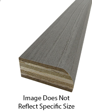 Stile - Radius - 18mm x 1 1/2" x 96" - Carb 2 - VC - w/MDF Face - Silverton Maple - R1
