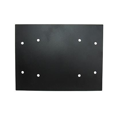 Plate - Steel - Solar Charger - Black