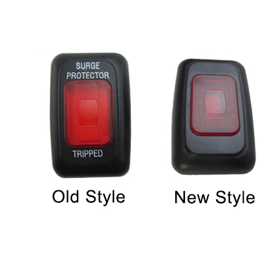 Switch - Light - Transfer Switch - Surge Protector Assembly - Red Indicator