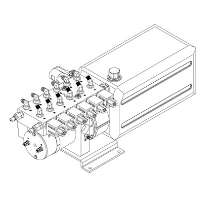 Mechanism - Pump - 6 Function Manifold & Pump - Birot - CON - TRL