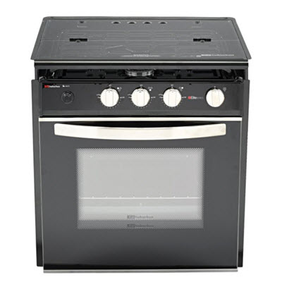 Range - 22" - Elite Series Plus - w/Cast Iron Grate & Glass Cover - w/Silver Handle - Piezo Ignition - Single Pack