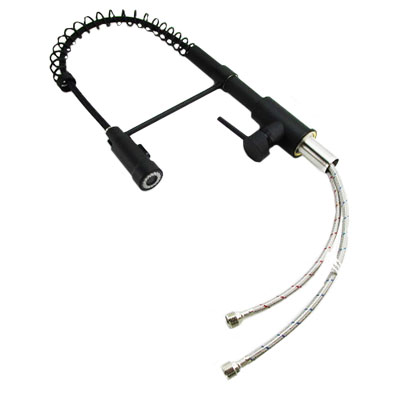 Faucet - Kitchen - Spring Coil - Matte Black - China