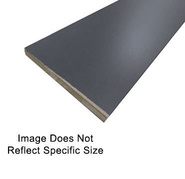 Stile - Square - 18mm x 6" x 96" - Carb 2 - LC w/MDF Face - Uni Mat Grey