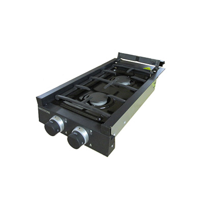 Range - Drop In - Stove Top - Black - 2 Burner - No LED Lights - Glass Top 2023364 - CF-RVHOB12S