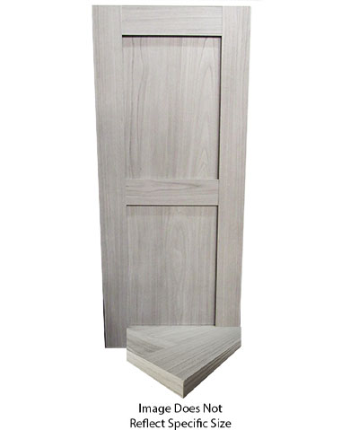 Cabinet - Door - M&T - FPSQ-DP - 13 3/4" x 33" - Carb 2 - MDF - 2 1/2" Rail - 4956 - E/B Grey Elm - Silverton Maple - G2S