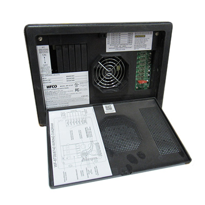 Converter - Distribution Panel - 30/35 Amp - 6 DC Circuits - Auto Detect - Black