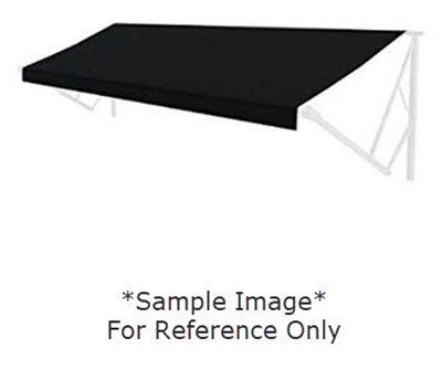 Awning - 14' - Double Sided - Onyx/Black - Electric - 9200 Series - w/Light Strip - Cardboard Tube - 925NR14.301UL