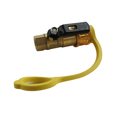 Fitting - LP - Quick Disconnect Coupler - 1/4" - w/Dust Plug