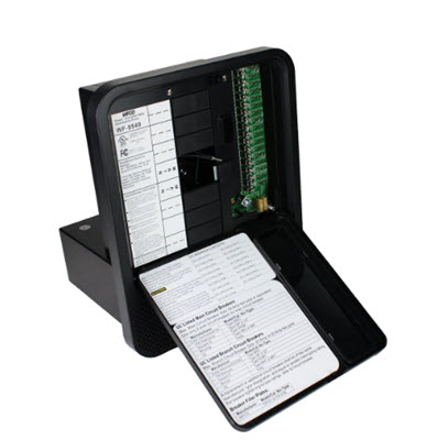 Converter - Distribution Center - 40 Amp - 17 DC Circuits - Black - GE Breakers - w/Auto Detect - New Generation