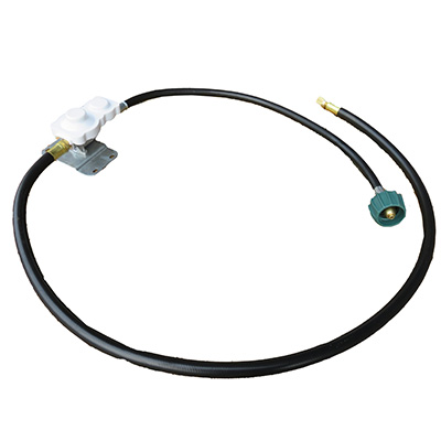 Regulator - 2-Stage Regulator - w/26" Pigtail - 48" Gas Line & Bracket - Assembled