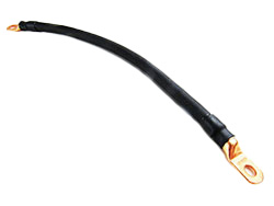 Wire - Battery Cable - 2/0 - 24" - 3/8" Lug - Black