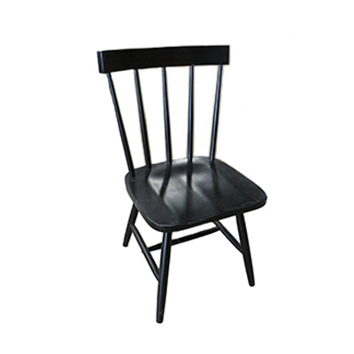Chair - Dinette - Modified Spindle - Carb 2 - Rubber Wood - Black - Domestic