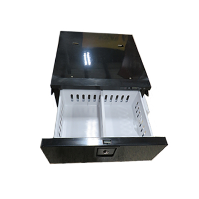 Refrigerator - Drawer - 12VDC - w/Inner Removable Basket w/Divider - Digital Control Panel - Keyed Latch - Mounting Brackets