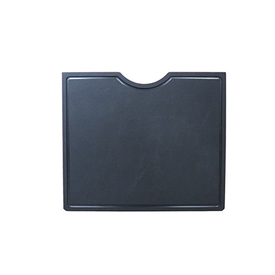 Cover - Sink - 3/8" x 13 7/8" x 11 13/16" - Solid Side - Black