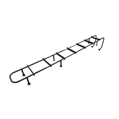 Ladder - 7 Step - w/15" Step Spacing - 106 1/2" OA - Black