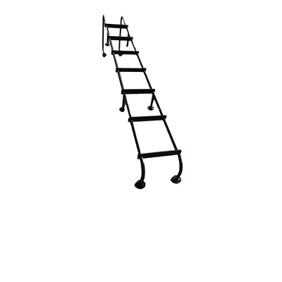 Ladder - 7 Step - LH - Oversized Pad - Montana - Black