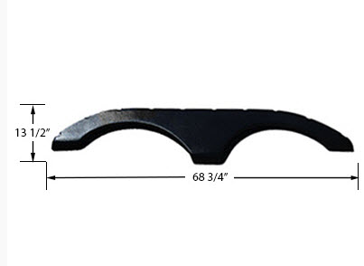 Fender - Skirt - Small - Cougar - Black - No Mountain Logo