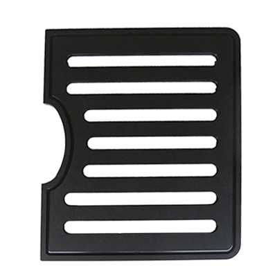 Cover - Sink - .38" x 14.73" x 12.85" - Slotted - Black