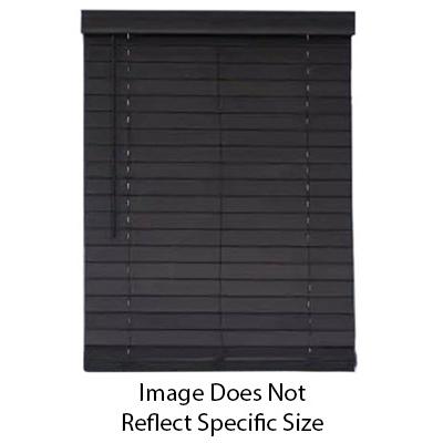 Blind - Wood - 50" x 50" - Kiriwood - Corded - Black - Import