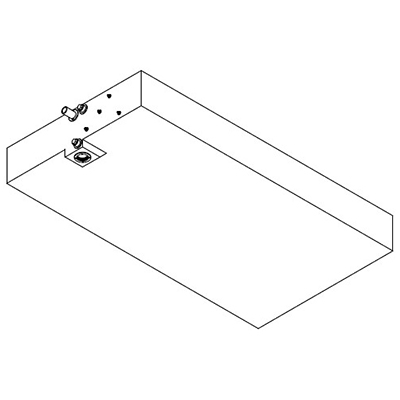 Tank - Fresh Water - 31" x 58" x 8 1/2" - White - w/1 1/2" Drain