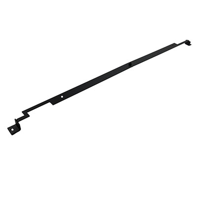 Bracket - Refer - Front - 33" - Restraining - 12 Ga - Residential - Steel - Black