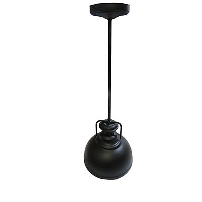 Light - Pendant - 12V - 22" - LED - 6W - 3500K - Ultra Bright - 190.6LM - No Switch - Matte Black - 8/Bx