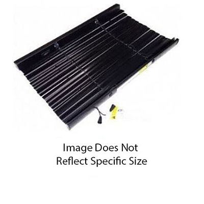 Blind - Mini - 74" x 14" - 1" Alum - Matte Black - LR - ALUMIM - Import