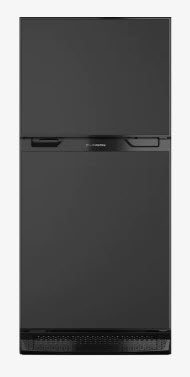 Refrigerator - 8 Cu Ft - 12V - Furrion Arctic - Right Hinge - Black Glass Doors - FCR08DCGTA-KL