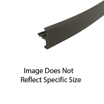 Trim - T-Mold - 9/16" - Double Lip - Fossil Gray - 400'/rl