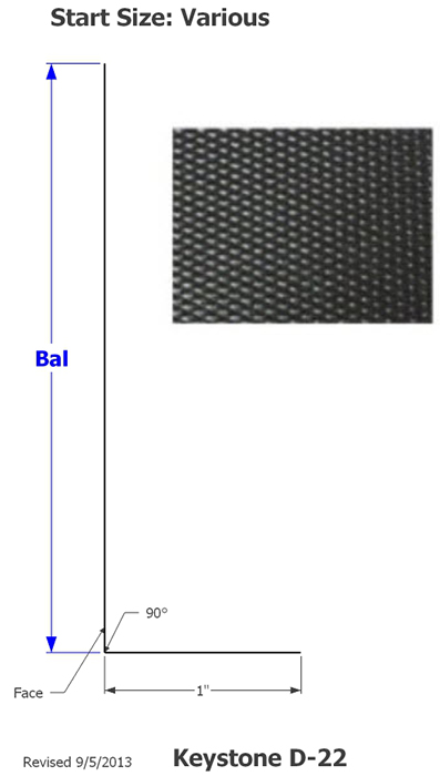 Skirt - Metal - 030 - 36" x 96" - D-22 - Black - TC - DE