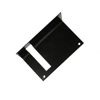 Door - Pivot Plate - 2 1/2" x 6" - 14 Ga - Steel - Black