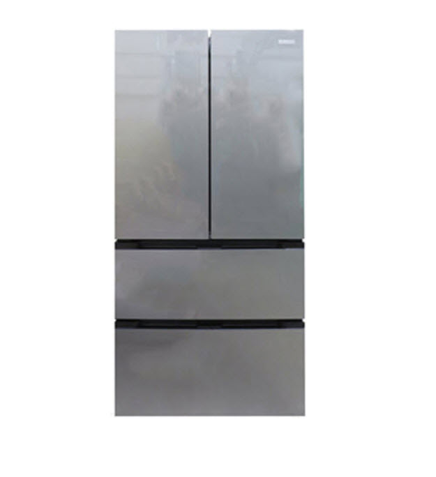 Refrigerator - 19.6 Cu Ft - 12V - Furrion Arctic - French Doors - Ice Maker - Glass Doors - Stainless Steel - FCR20DCAFA-SG