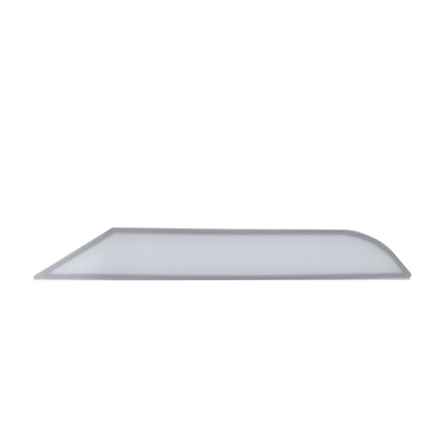 Light - Lens - Lower - Left - 3mm Matte Opal Diffuser - Grey VHB Adhesive