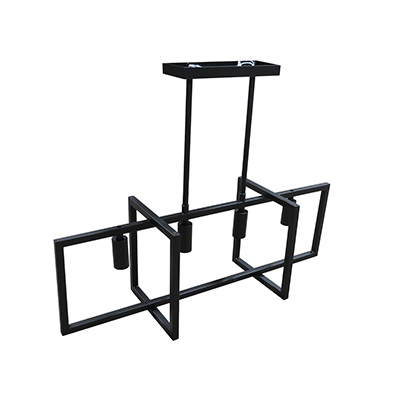 Light - Pendant - Island - 12V - LED - w/Matte Black Bulb Holders - Matte Black