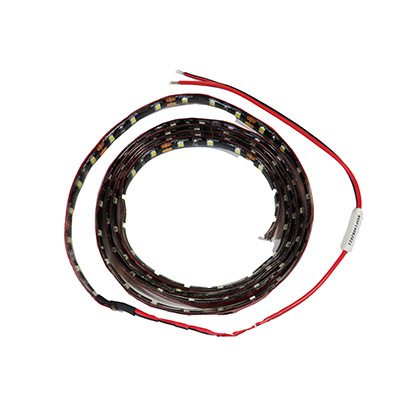 Light - Strip - 72" - LED - Waterproof - ETL IP65 Silicone - 4910 VHB Adhesive - 3000K - Black PCB - Warm White