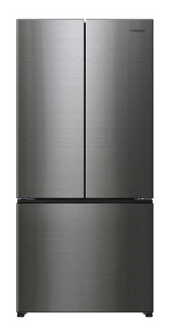 Refrigerator - 18 Cu Ft - 110V - Furrion - French Doors - Ice Maker - Stainless Steel - FCR18DCAFA-SV