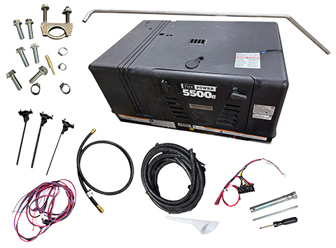 Generator - Kit - Flex Power - 5500iHT - DF - Installed - No Cradle - White - Keystone