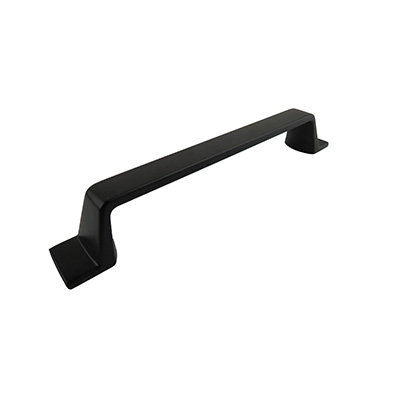 Door - Pull - 128mm - Decorative - Aluminum - Matte Black