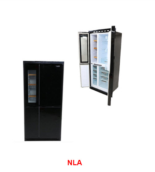 Refrigerator - 14 Cu Ft - Residential - 4 Door - Bottom Freezer - Black - FCR14ACBQA-BL-01