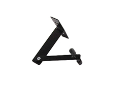 Bracket - Refer - Lock - w/4 1/4" Pivot Arm - 2 Door - Powder Coated - Black