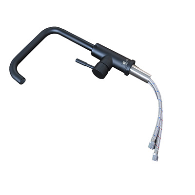 Faucet - Kitchen - Arc/Square Spout - Single Hole - Matte Black