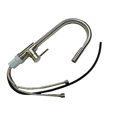 Faucet - Kitchen - Pull-Out - Single Hole - Lever Handle - Nickel B-Head - K8196BR-1-NK-LF