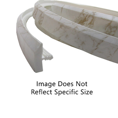 Trim - T-Mold - 1 1/16" - Beveled Edge - 90 Duro - 6713-ALUM - Aluma Marble - 200'/Roll