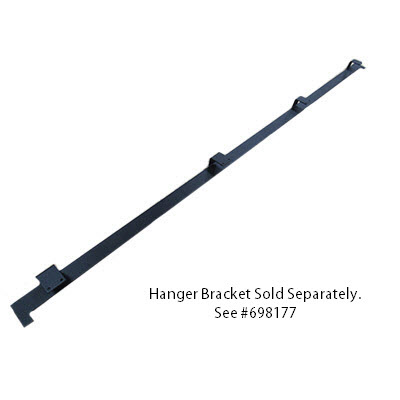 Track - Barn Door - 63" - Steel - Black