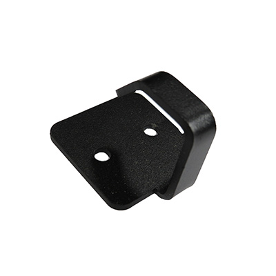 Hook - Coat - Plate - J Hook - Powder Coated - Textured Black